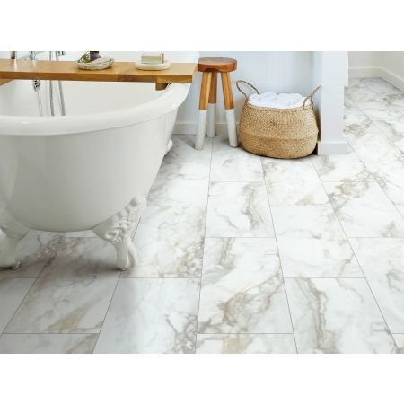 Shaw Floors Resilient Residential Paragon Tile Plus Calacatta