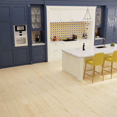 Mohawk PureTech Plus|Saylor's Cove Soft Tan Oak 7.5 in.x 54 in.