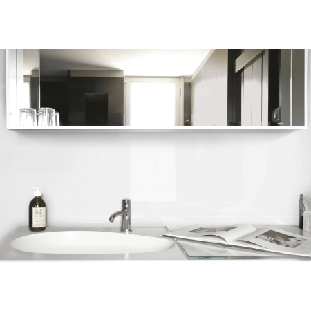 Emser Catch Ice Glossy 3X6 White Ceramic