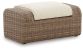 Sandy Bloom – Beige – Ottoman With Cushion P507-814
