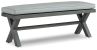 Elite Park – Gray – Bench With Cushion P518-600