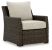 Brook Ranch – Brown – Lounge Chair With Cushion P465-820