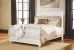 Willowton – Whitewash – Queen Sleigh Bed With Faux Plank Design B267/77/74/96
