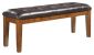 Ralene – Medium Brown – Large Uph Dining Room Bench D594-00