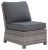 Salem – Gray – Armless Chair W/Cushion  P440-846