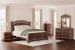 Glosmount – Two-tone- 8 Pc. – Dresser, Mirror, Chest, King Poster Bed, 2 Nightstands B1055/231/36/245/68/66/97/92(2)