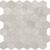Anatolia Anciano Grigio Hexagon Mosaic 2in Honed 5001-0242-0