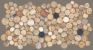 Mohawk Mosaic Fossil Wood T842-PB14-12.37×12-FieldTileMosaicFieldAccentTile-Mosaic