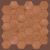 Shaw Floors Ceramic Solutions Kaleidoscope 6×7 Hex Marigold 00600_574TS