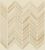 Shaw Floors Ceramic Solutions Chateau Chevron Mosaic Crema Marfil 00200_CS23Z