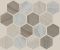Shaw Floors Ceramic Solutions Chateau Hexagon Mosaic Bianco C Rockw 00125_CS56P