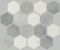 Shaw Floors Ceramic Solutions Chateau Hexagon Mosaic Bianco C Blue G 00511_CS56P
