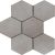 Cassini Casa Roma ®  Polvere (8″x7″ Hexagon Decor) Polvere CASR4CN
