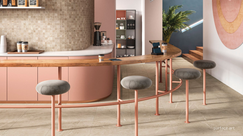 Surface Art Highland Marble Crema TSSPHIGCR3X3M