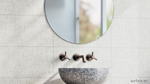 Surface Art Linencloth 2.0 Textured Urban Contemporary Pewter Weave TSGALIIPW412