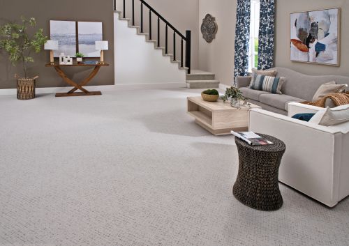 Mohawk Smartstrand Luxuriant Weave White Linen 3O69-701