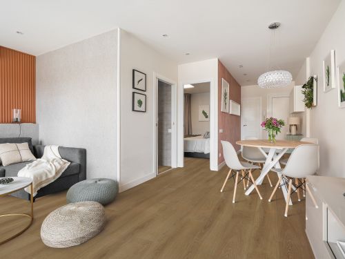Shaw Floors Resilient Residential Dwell Rich Cocoa 07328_3080V