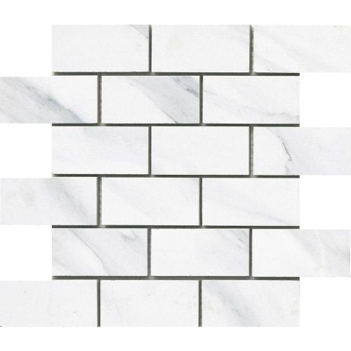 Nobleza Astorga 12 in. x 12 in. Rectangular, Offset Matte Porcelain Mosaic Floor and Wall Tile (0.94 sq. ft./Case, 1 pc)