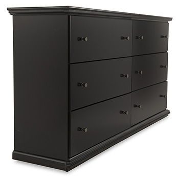 Maribel – Black – Six Drawer Dresser B138-31