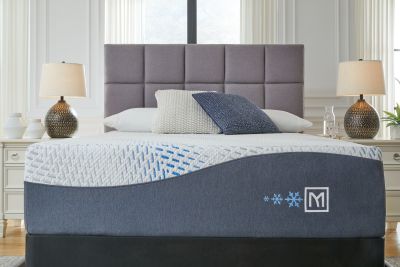 Millennium – White – 2 Pc. – Cushion Firm Gel Hybrid King Mattress, Foundation M50741/M98X42