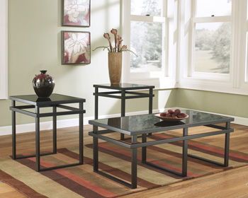 Laney – Black – Occasional Table Set (Set of 3) T180-13