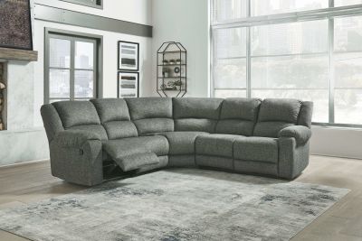 Goalie – Pewter – Zero Wall Recliners 5 Pc Sectional 79103/40/19/77/46/41