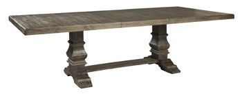 Wyndahl – Rustic Brown – Rect Drm Extension Table Top D813-55T