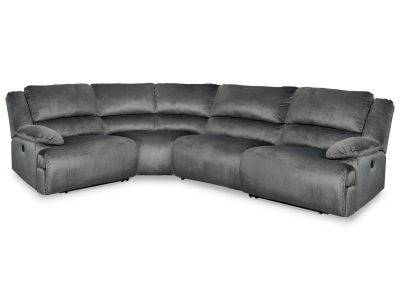 Clonmel – Charcoal – 4-Piece Power Reclining Sectional 36505S35