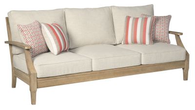 Clare – Beige – Sofa With Cushion P801-838