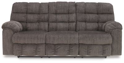 Acieona – Slate – Rec Sofa W/Drop Down Table 5830089
