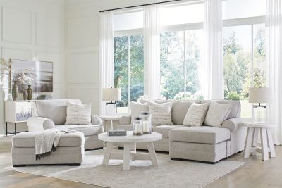 Eastonbridge – Shadow – 3 Pc. – Sofa Chaise, Chair And A Half, Ottoman 56603/18/23/14