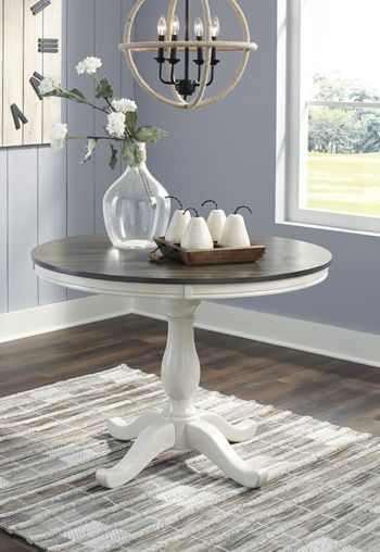 Nelling – White / Brown / Beige – Dining Room Table Base D287-15B