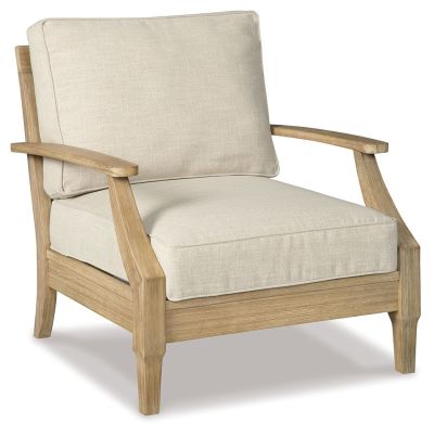 Clare – Beige – Lounge Chair W/Cushion  P801-820