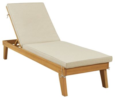 Byron – Light Brown – Chaise Lounge With Cushion P285-815