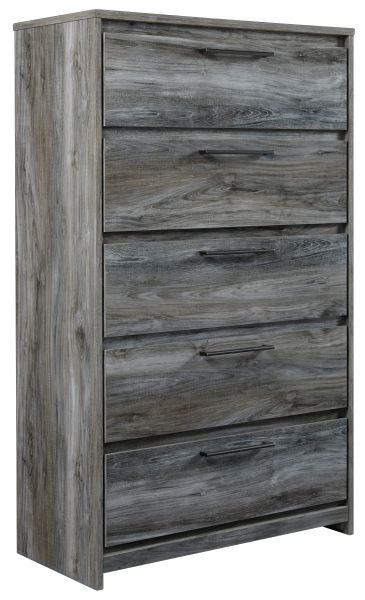 Baystorm – Gray – Five Drawer Chest B221-46