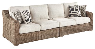 Beachcroft – Beige – Raf/laf Loveseat W/Cush (Set of 2) P791-854