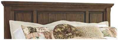 Flynnter – Medium Brown – Queen Panel Headboard B719-57