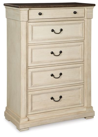 Bolanburg – Antique White / Brown – Five Drawer Chest B647-146