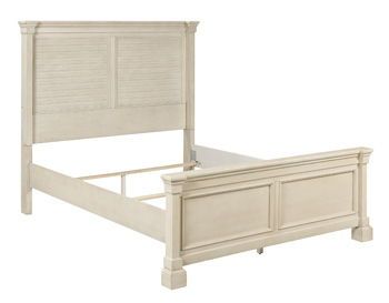 Bolanburg – Antique White – Queen Louvered Headboard B647-77