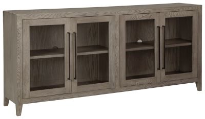 Dalenville – Warm Gray – Accent Cabinet – 4 Doors A4000421