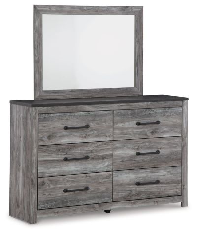 Bronyan – Dark Gray – Dresser And Mirror B1290B1