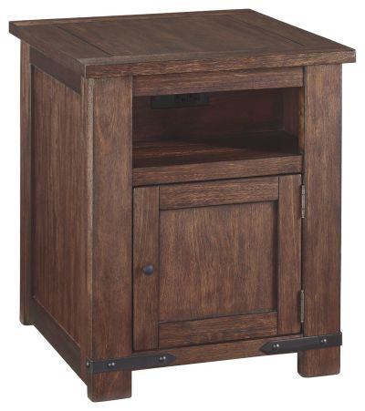 Budmore – Brown Dark – Rectangular End Table T372-3
