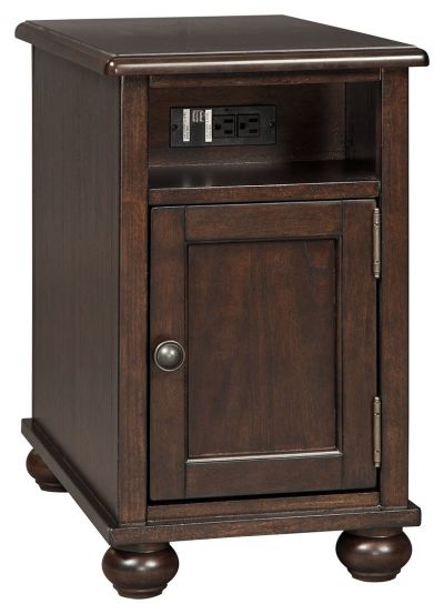 Barilanni – Dark Brown – Chair Side End Table T934-7
