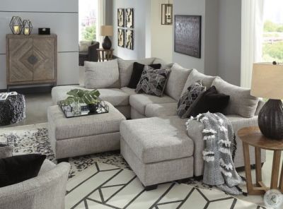 Megginson – Storm – 4 Pc. – Left Arm Facing Corner Chaise 2 Pc Sectional, Chair, Ottoman 96006/16/03/21/11