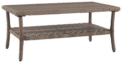 Clear Ridge – Light Brown – Rectangular Cocktail Table P361-701