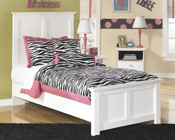 Bostwick – White – Twin Panel Rails B139-83