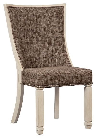 Bolanburg – Brown / Beige – Dining Uph Side Chair (Set of 2) – Lattice Back D647-02