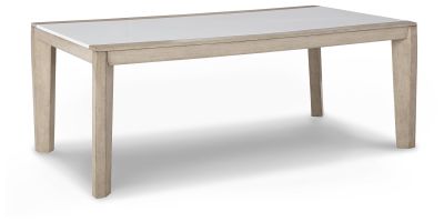 Wendora – Bisque / White – Rectangular Dining Room Table D950-25