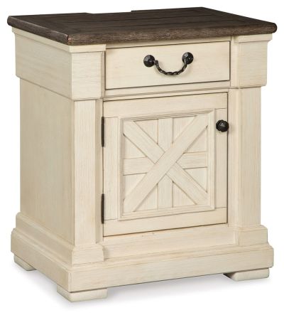 Bolanburg – Antique Brown Light – One Drawer Night Stand B647-191