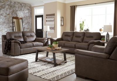 Maderla – Walnut – 4 Pc. – Sofa, Loveseat, Chair, Ottoman 62002/38/35/20/14